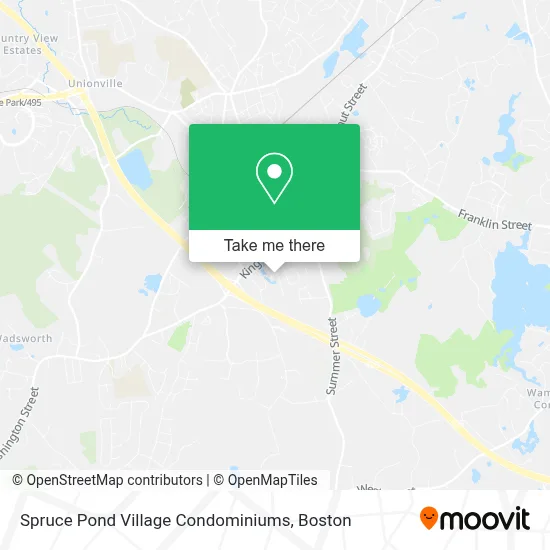 Spruce Pond Village Condominiums map