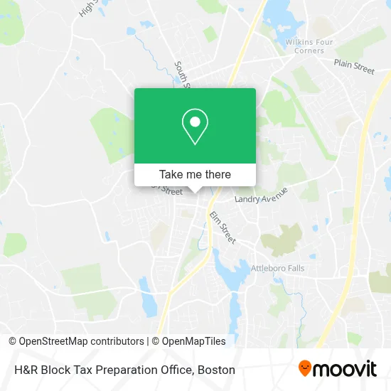 H&R Block Tax Preparation Office map