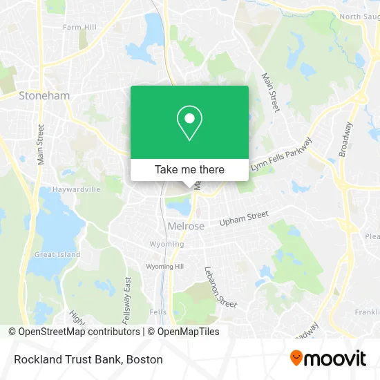Rockland Trust Bank map