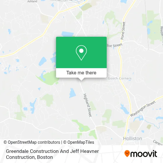 Greendale Construction And Jeff Heavner Construction map