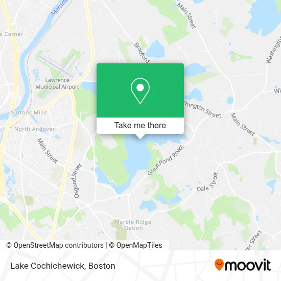 Lake Cochichewick map