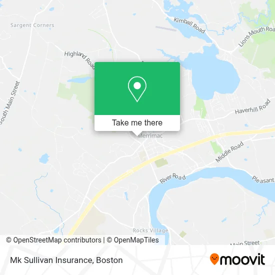 Mk Sullivan Insurance map
