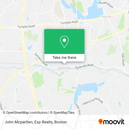 John Mcpartlen, Exp Realty map