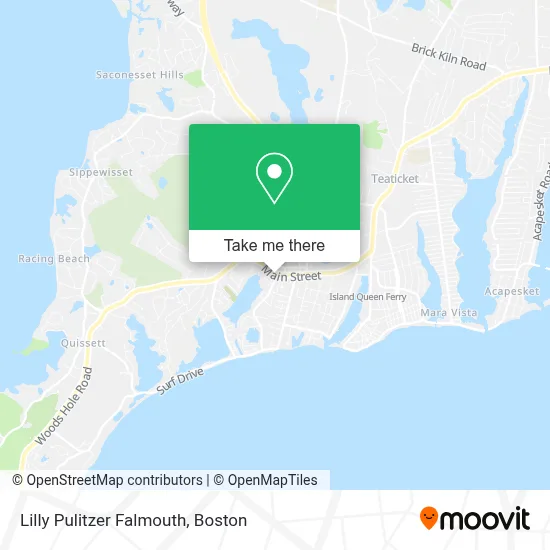 Lilly Pulitzer Falmouth map
