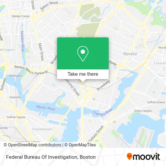 Federal Bureau Of Investigation map