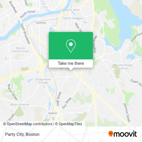 Party City map
