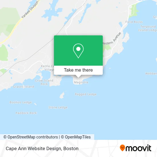 Cape Ann Website Design map