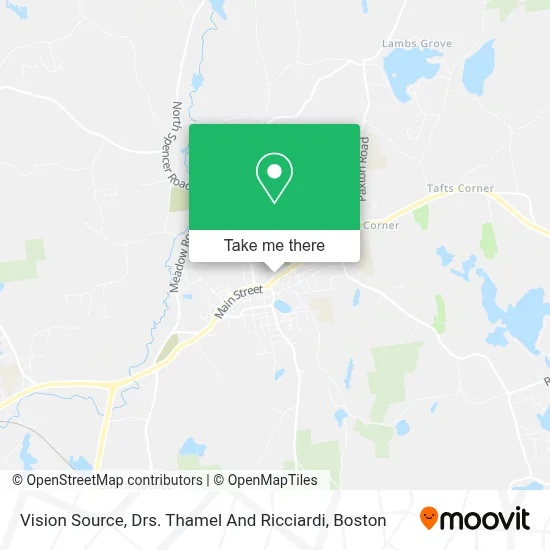 Vision Source, Drs. Thamel And Ricciardi map
