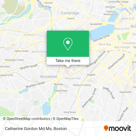Catherine Gordon Md Ms map