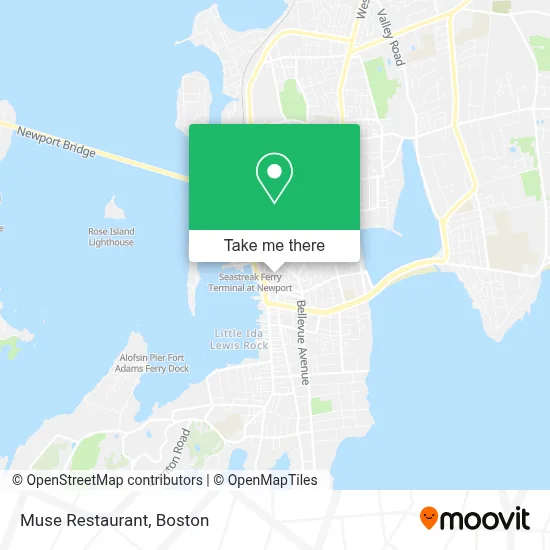 Muse Restaurant map