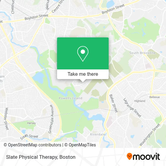 Slate Physical Therapy map