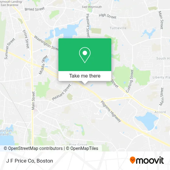 J F Price Co map