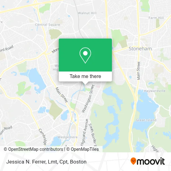 Jessica N. Ferrer, Lmt, Cpt map