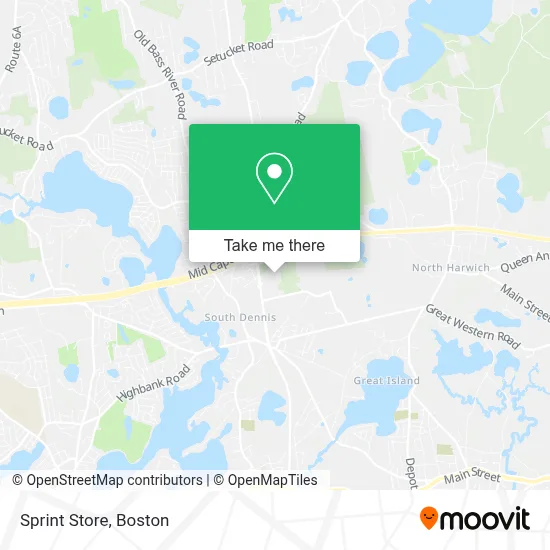 Sprint Store map