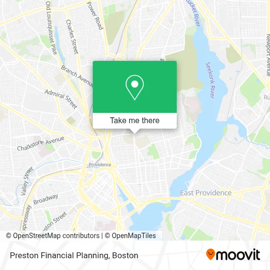 Preston Financial Planning map