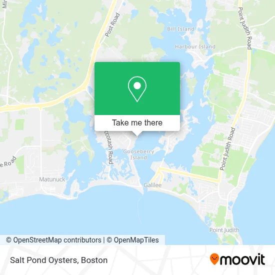 Salt Pond Oysters map