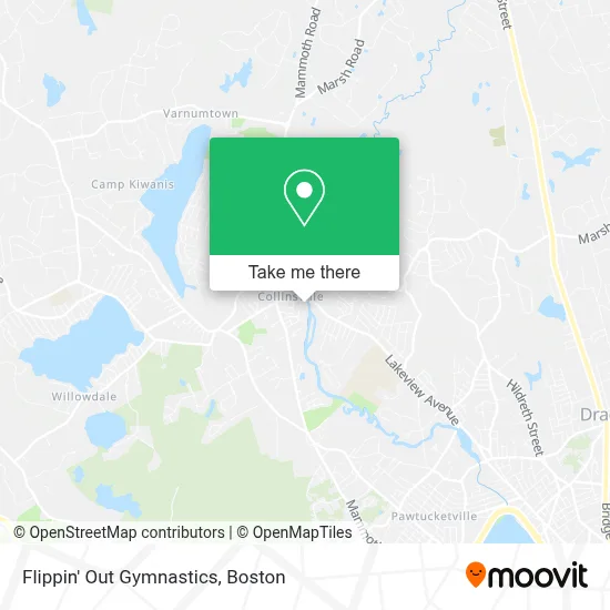 Flippin' Out Gymnastics map