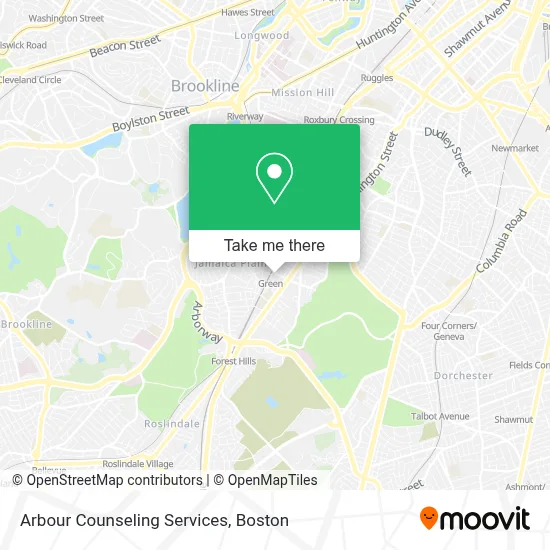 Arbour Counseling Services map