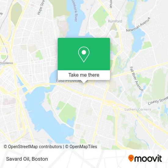 Savard Oil map