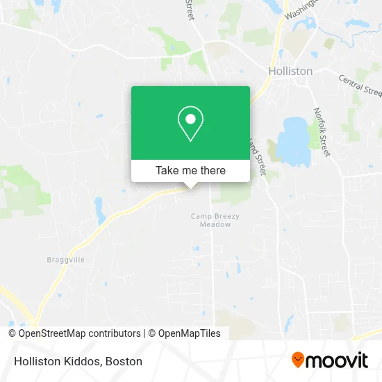 Holliston Kiddos map
