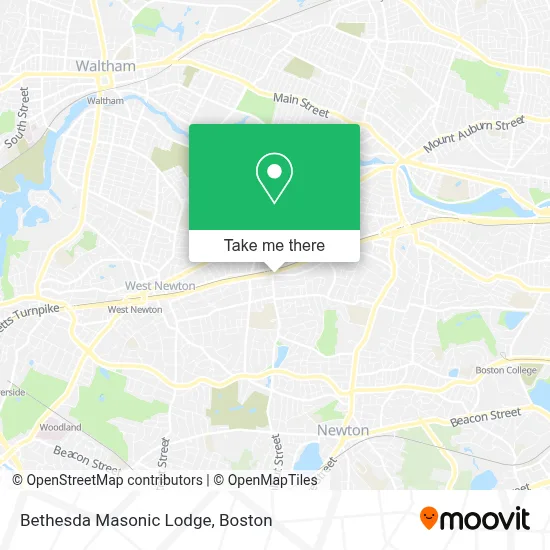 Bethesda Masonic Lodge map