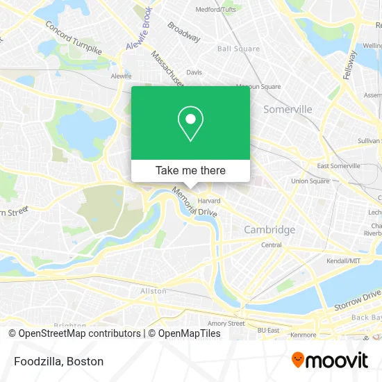 Foodzilla map