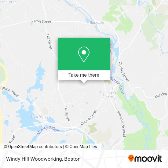 Windy Hill Woodworking map