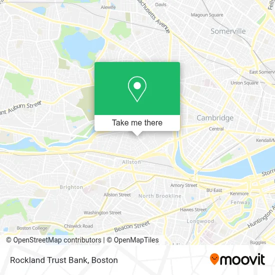 Rockland Trust Bank map