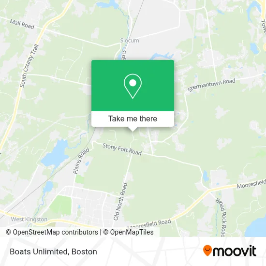 Boats Unlimited map