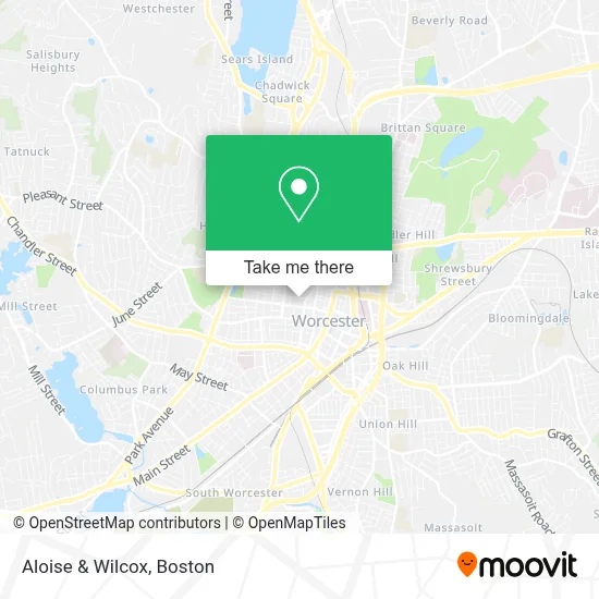 Aloise & Wilcox map