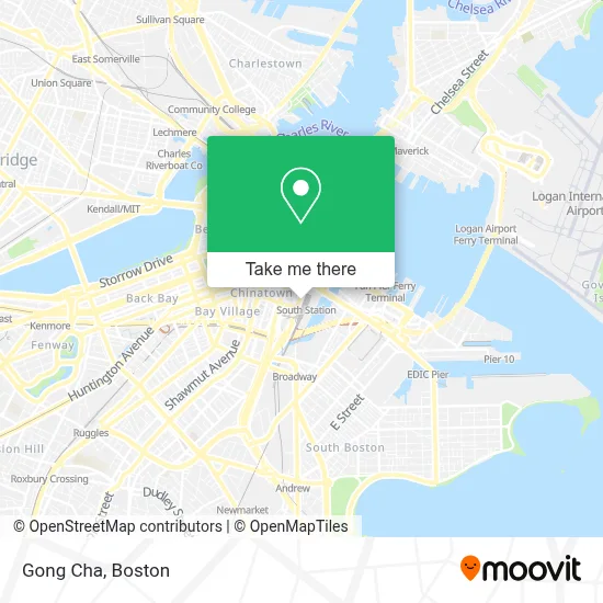 Gong Cha map