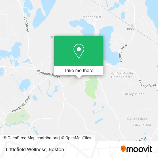 Littlefield Wellness map