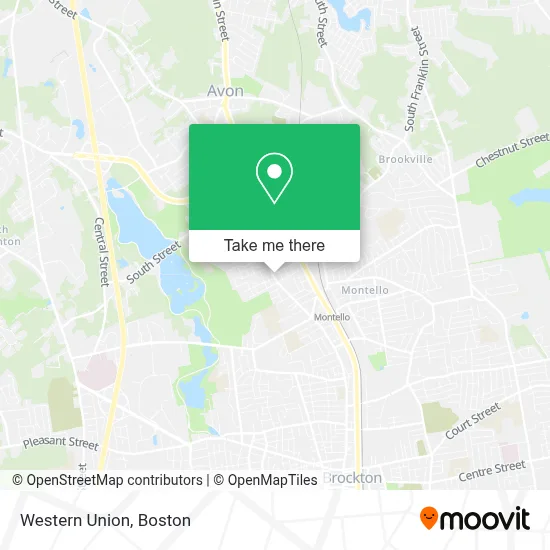 Western Union map