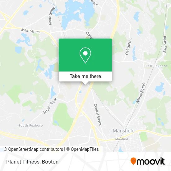 Planet Fitness map