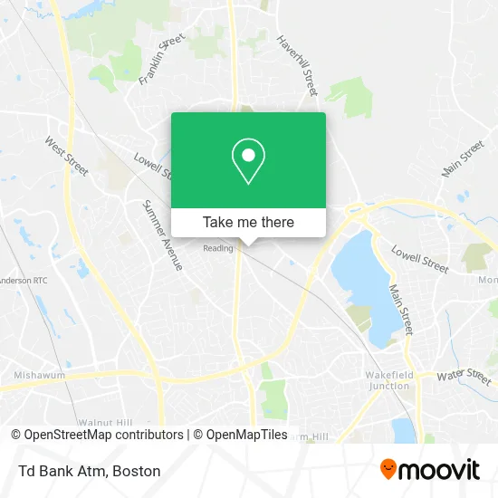Td Bank Atm map