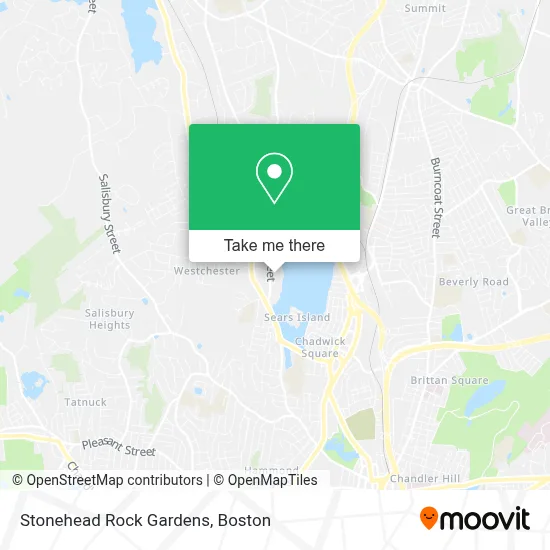 Stonehead Rock Gardens map