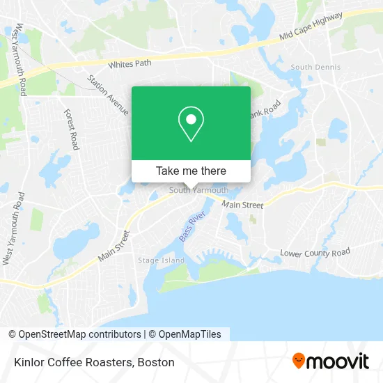 Kinlor Coffee Roasters map