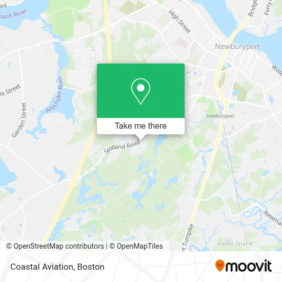 Coastal Aviation map