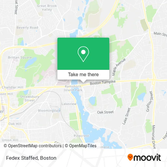 Fedex Staffed map