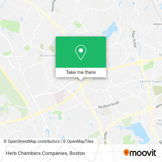Herb Chambers Companies map