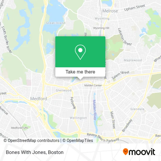 Bones With Jones map