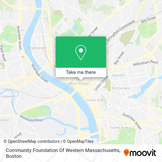 Community Foundation Of Western Massachusetts map