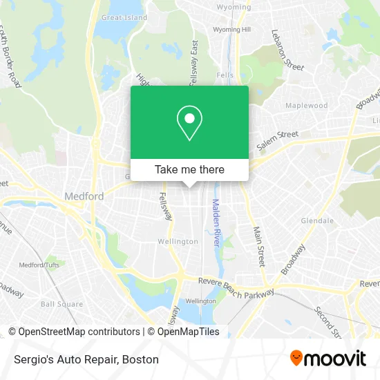 Sergio's Auto Repair map