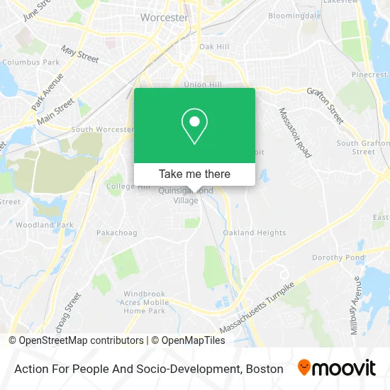 Action For People And Socio-Development map