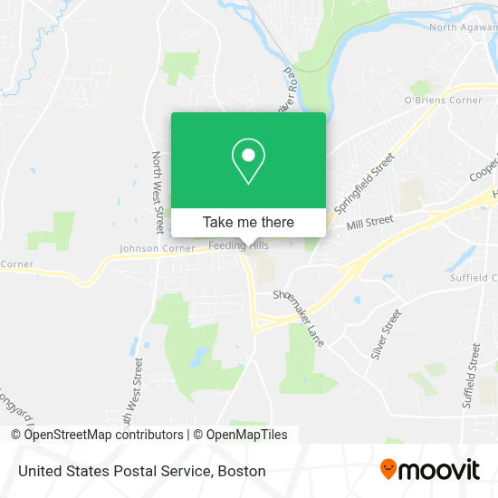 United States Postal Service map