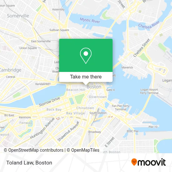 Toland Law map