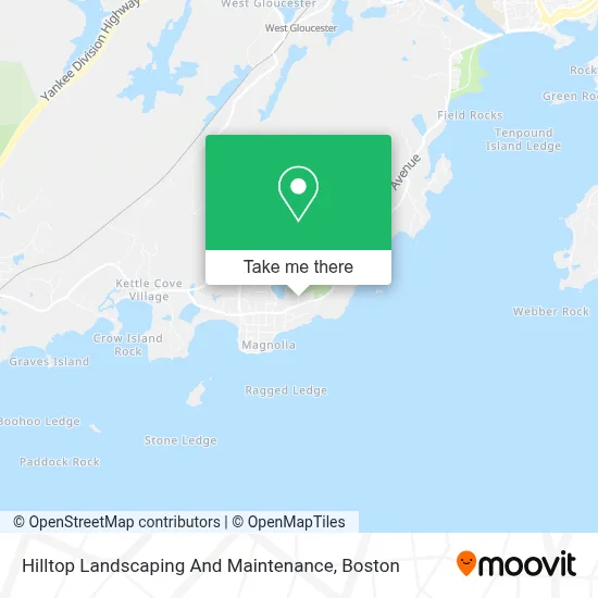 Hilltop Landscaping And Maintenance map