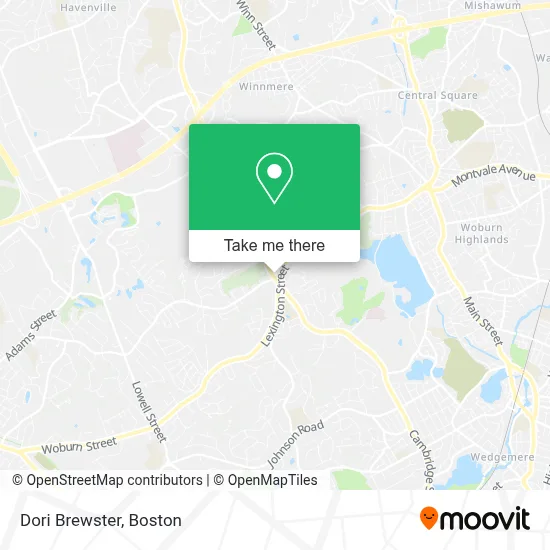 Dori Brewster map