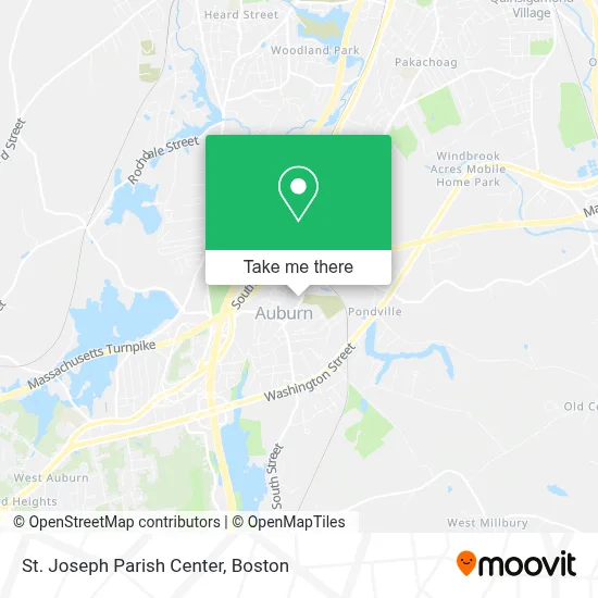 St. Joseph Parish Center map