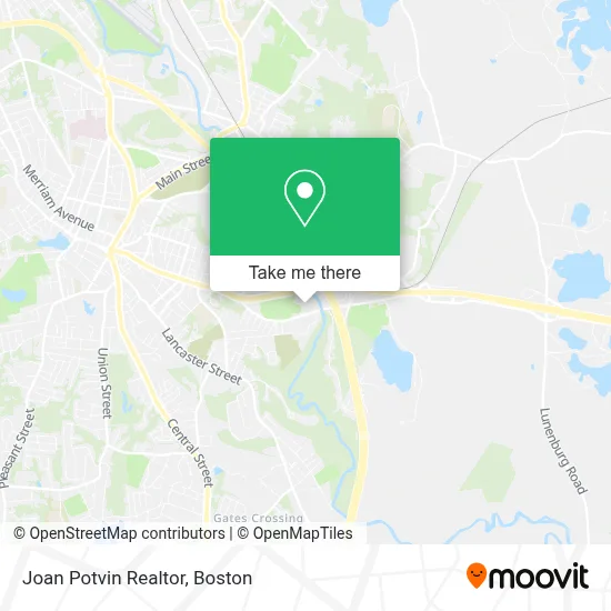 Joan Potvin Realtor map